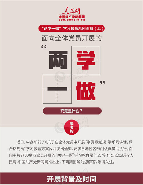 圖解：面向全體黨員開展的“兩學(xué)一做”究竟是什么？