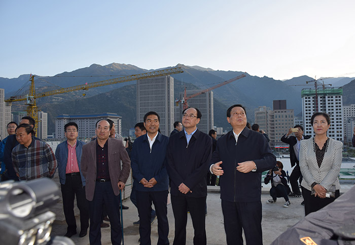 全國、省市政協(xié)委員體驗蘭渝鐵路、視察階州廣場